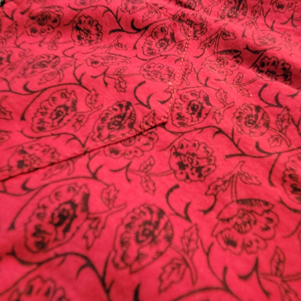 Children's Red Patterned Button Down Shirt - Picture 2 of 7